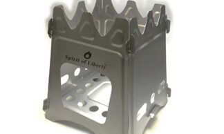 ポータブルチタン焚き火台(焼き網付き)